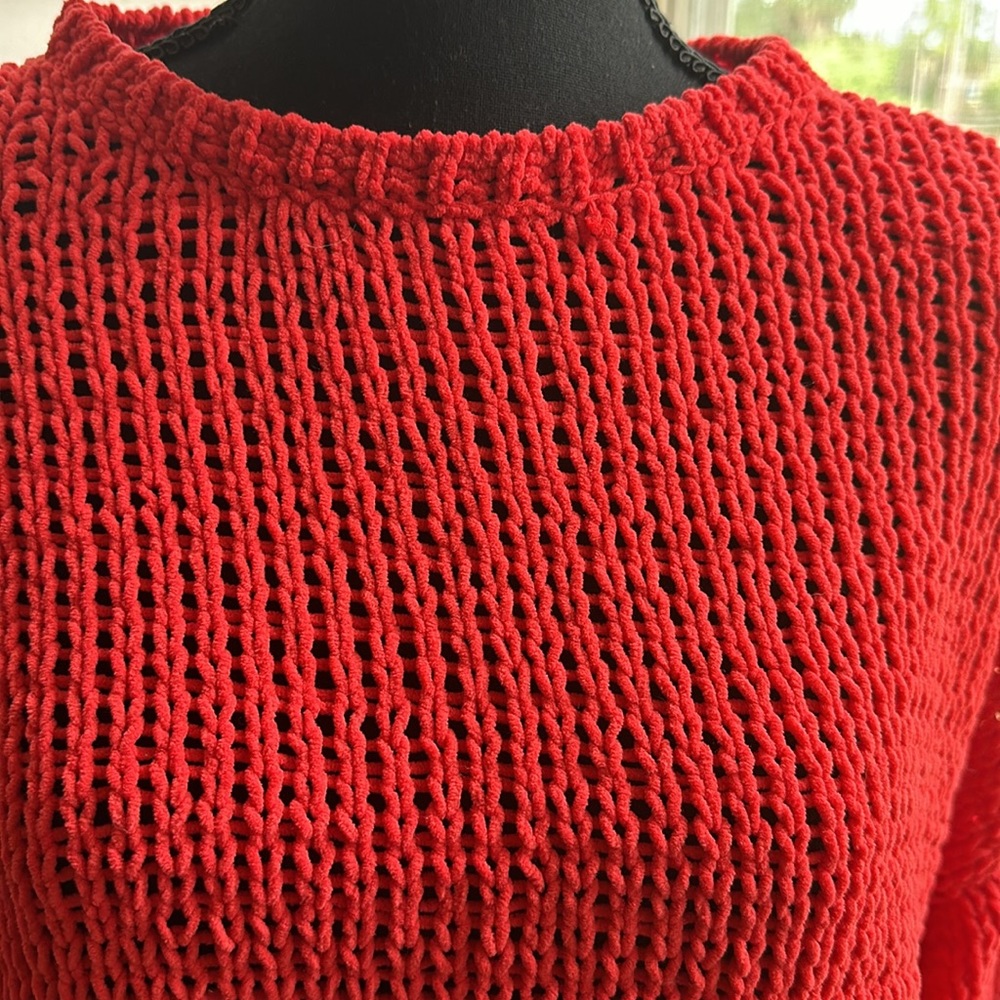 Women’s Abercrombie & Fitch red sweater. Size XS/S. - Picture 2 of 6